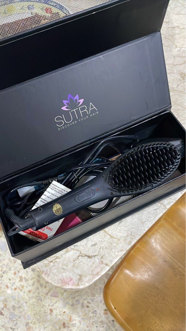 Sutra Mini Ionic Heat Brush Black For Hair Beauty Personal
