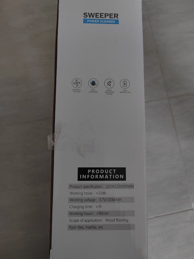 Sweeper Power Cleaner JM8022A, TV & Home Appliances, Vacuum Cleaner