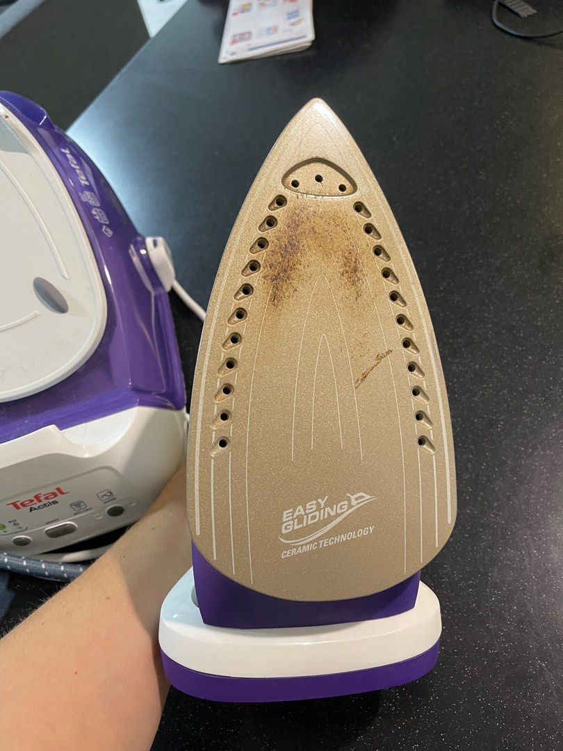 tefal actis iron stopped steaming