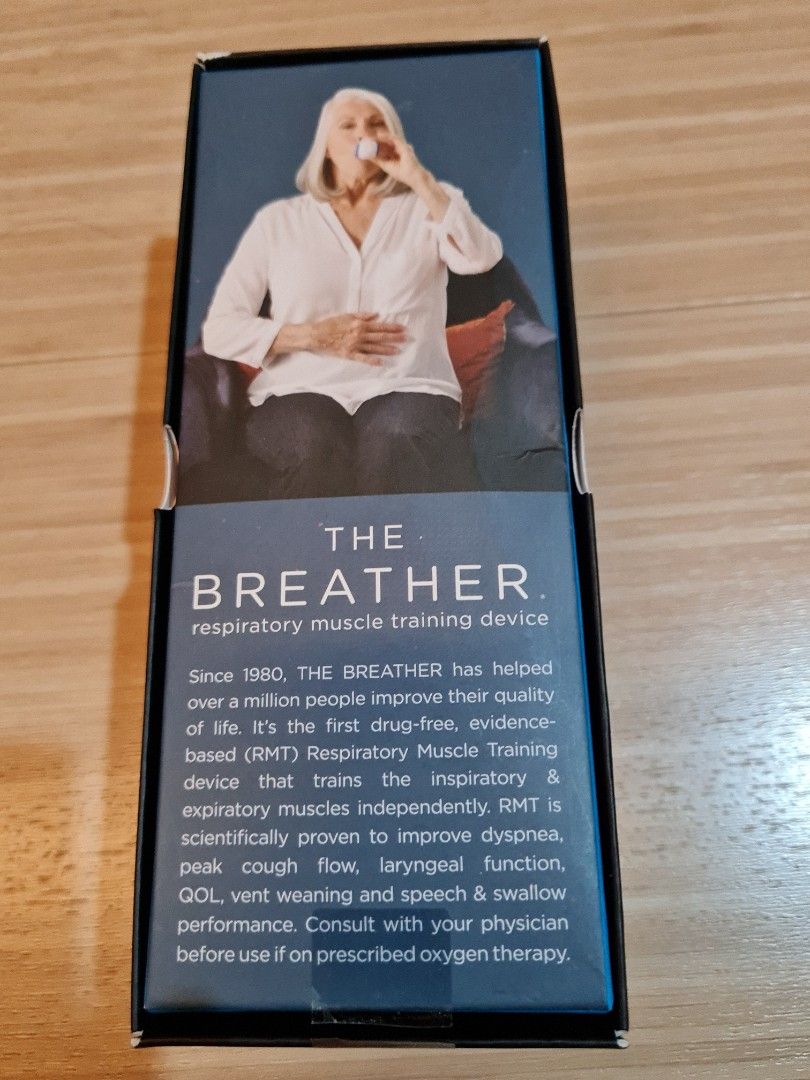 The Breather - Respiratory Muscle Training Device, Health & Nutrition ...