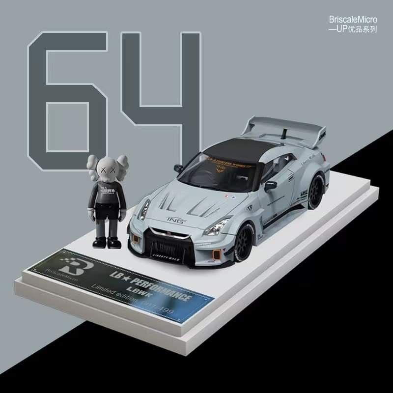 Time Micro TM 1:64合金模型！R35 GTR LB改装版，3.0版本Silhouette 