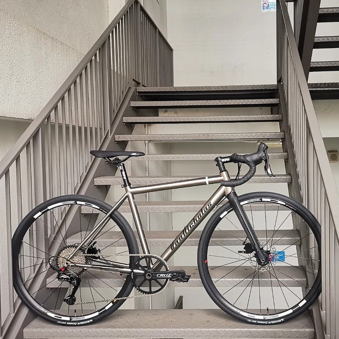 Titanium road bike racing bike VAN NICHOLAS VENTUS Frameset 2290 Complete bike 3290 Disc brake 1 11 speed customization