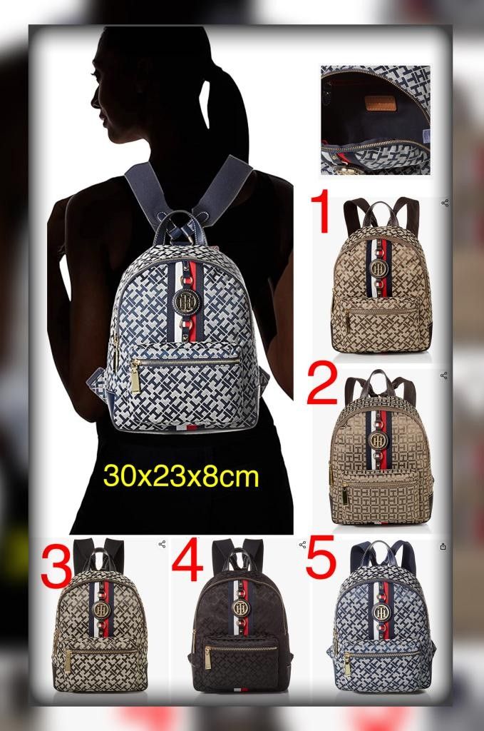 Tommy hilfiger jacquard backpack deals
