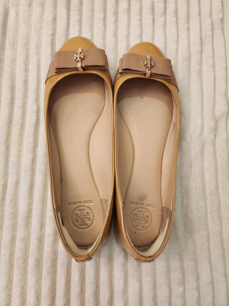 Tory burch sales nude flat