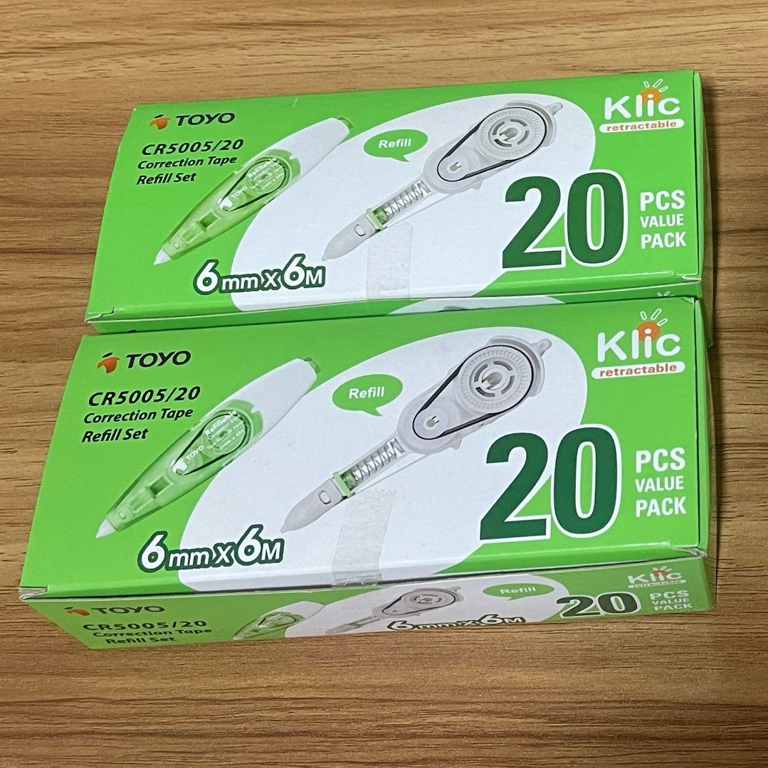 Toyo Correction Tape Refill, Hobbies & Toys, Stationery & Craft