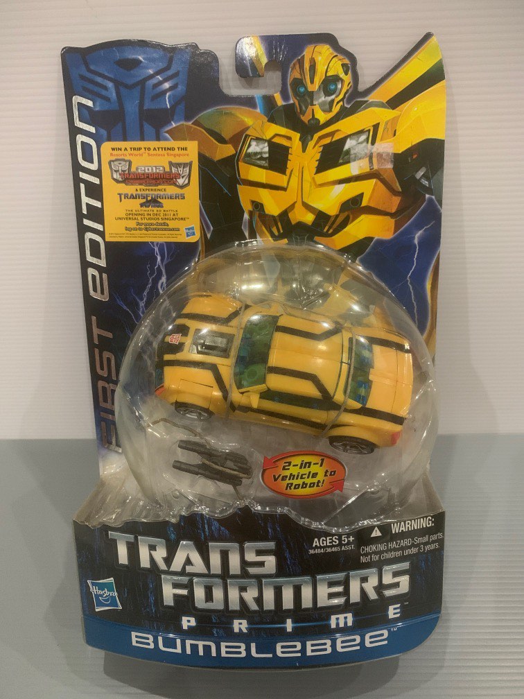 Transformers prime top first edition bumblebee