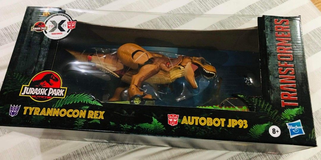 Transformers x Jurassic Park Tyrannocon Rex and JP93 TwoPack, Hobbies