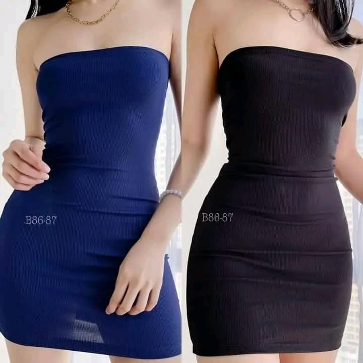 Bodycon Tube Midi Dress main image 1