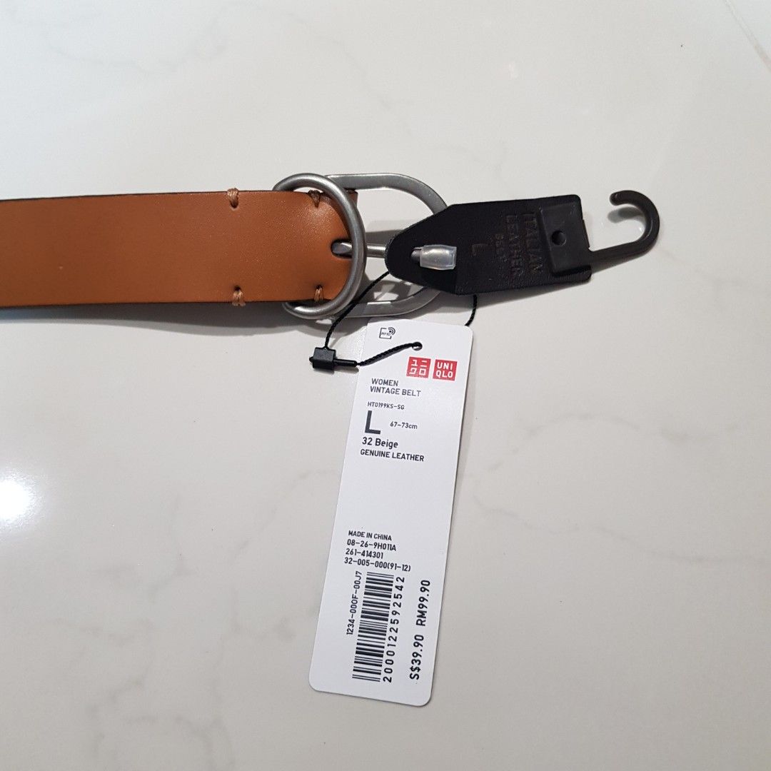 uniqlo leather belt