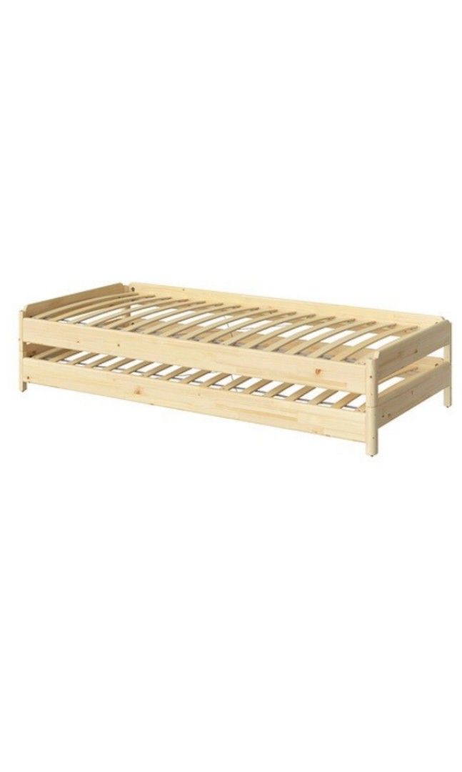 USED IKEA UTAKER Stackable bed (frame only), Furniture & Home Living