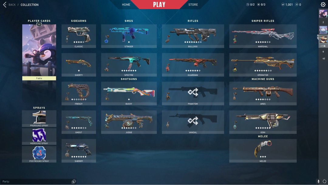 COMPTE VALORANT SKIN à vendre avec des très beau skins est des skins de pass EUR 324,00