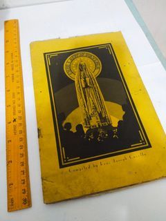vintage "Our Lady of Fatima" Compilation booklet/Rev.John Cacella/yr.1944/USA-printed