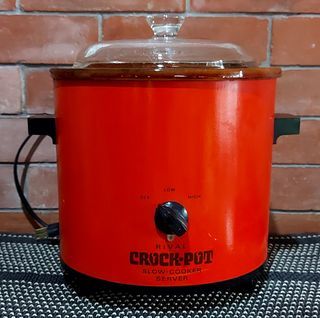 Vintage Rival Crock Pot Slow Cooker Server 3.5 Quarts