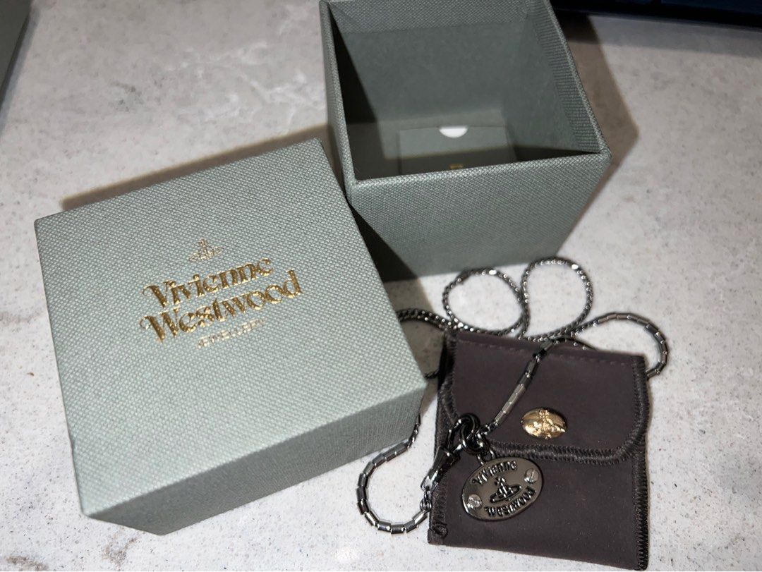 Vivienne Westwood Orb Necklace gold and Pearl with BOX Set Chain 80cm Top  4.5cm | eBay