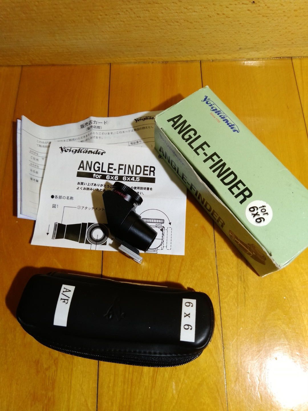 Voigtlander Angle Finder + 12mm attachment for Hasselblad SWC with