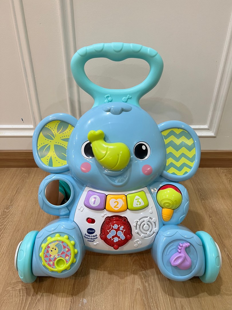 Vtech Elephant Push Walker Babies Kids Infant Playtime on
