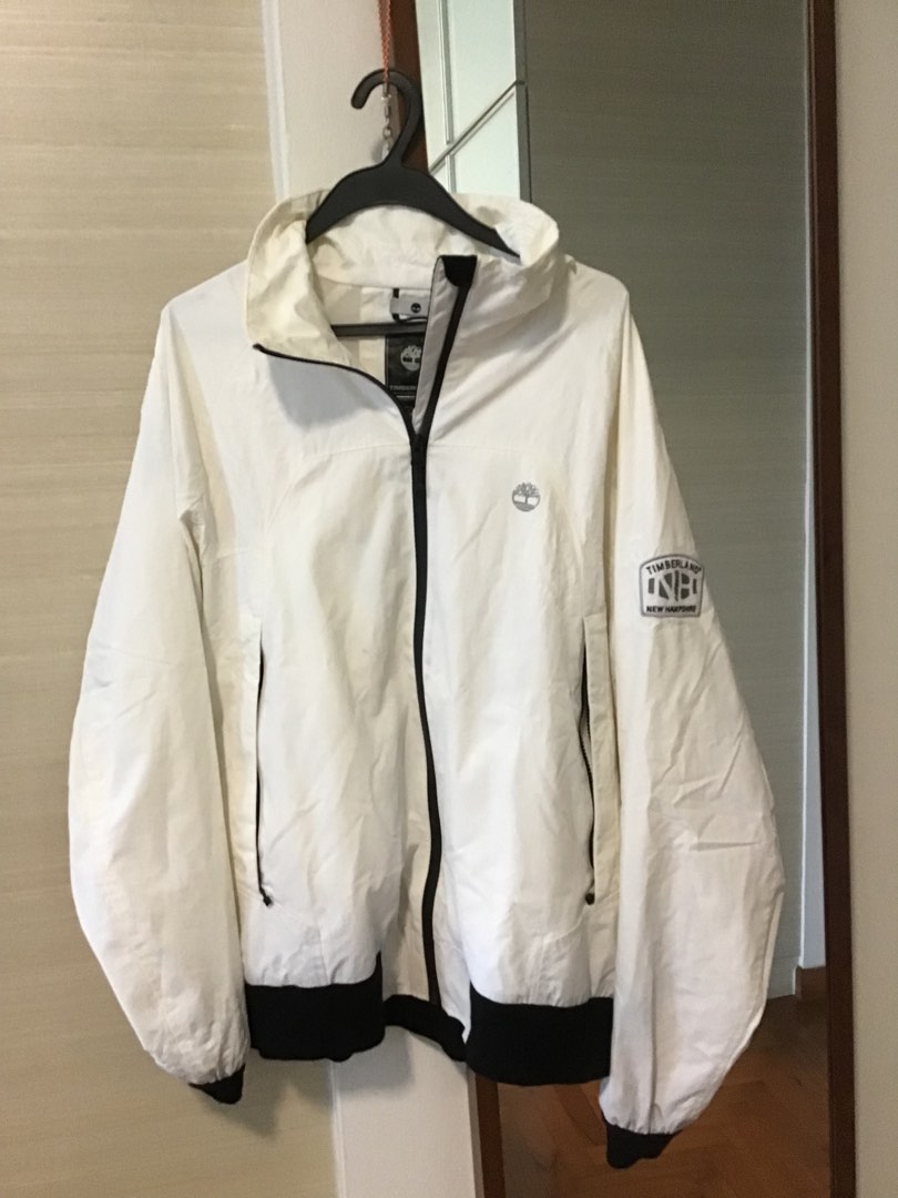 White Timberland Waterproof Jacket