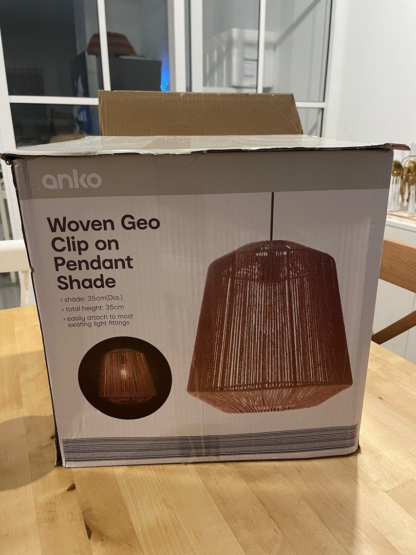 Kmart clip outlet on pendant shade