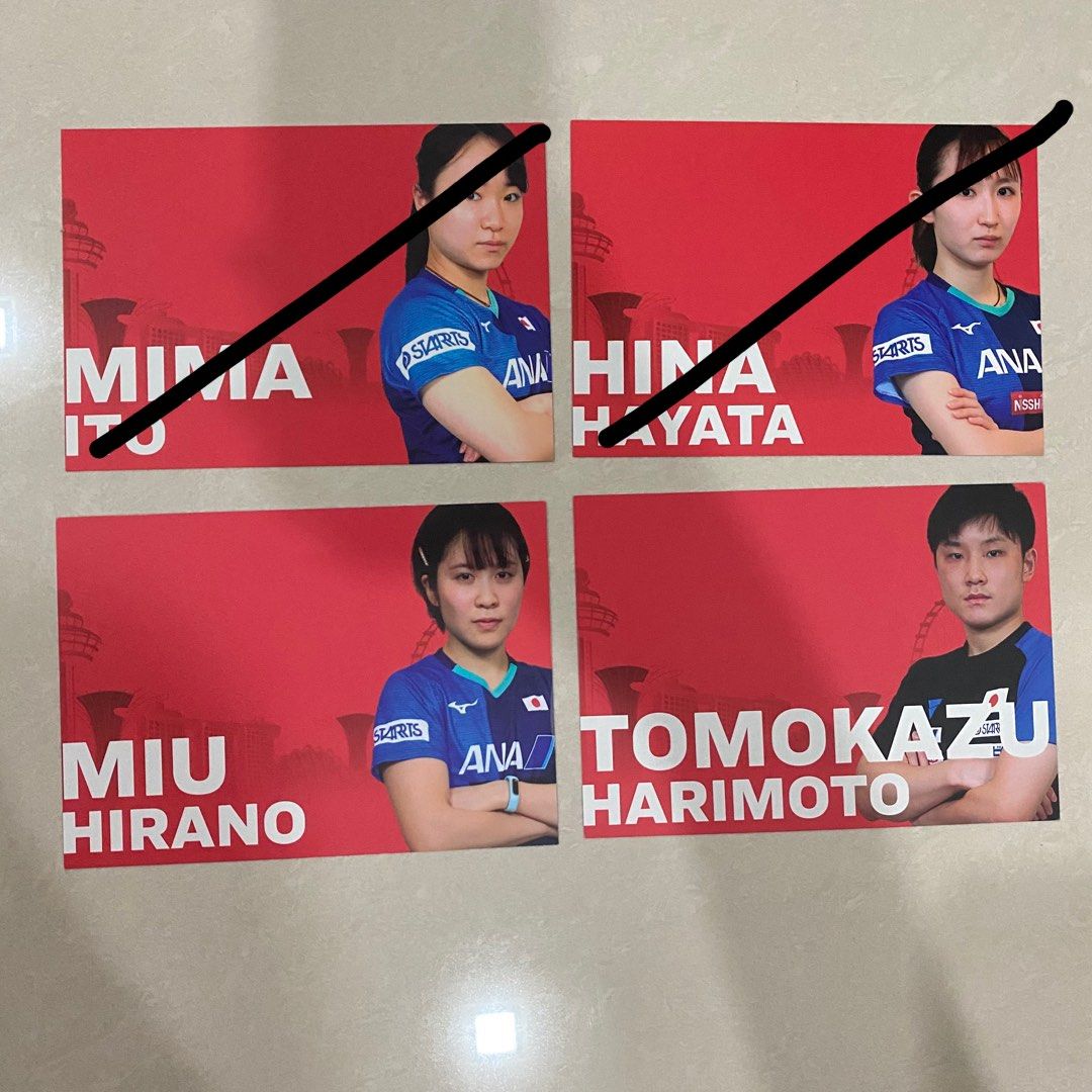 WTT Singapore Smash 2022 Postcards, Hobbies & Toys, Memorabilia