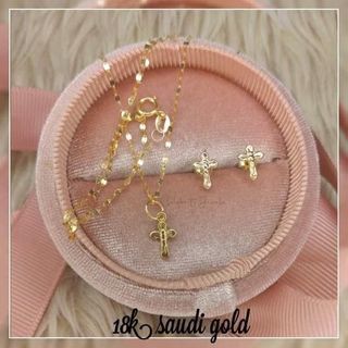 18k saudi gold jewelry set