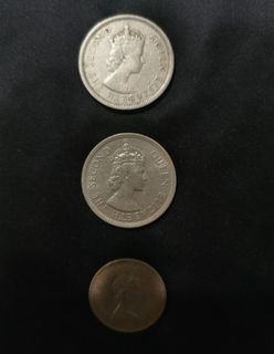 1960, 1974, 1980HONG KONG British Colony UK Queen Elizabeth II