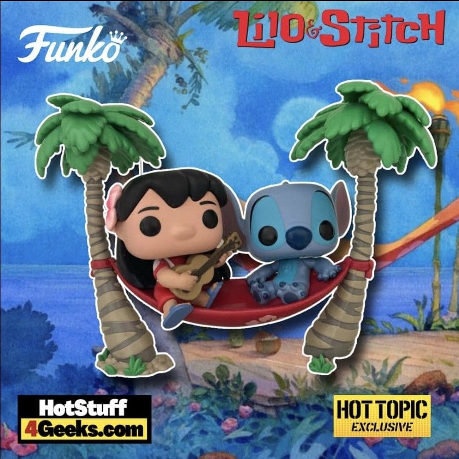 Exclusive Lilo & Stitch In Hammock Funko Pop Moment Is up for Pre-Order