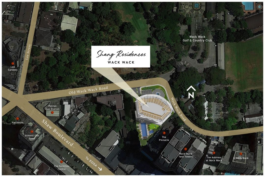 2 Bedroom with parking golf course view at Shang Residences at Wack