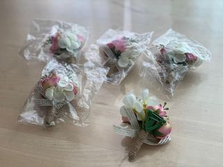 幸福傳承-家人胸花5個