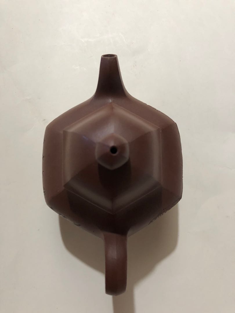 中國，宜興紫砂茶壺，六方多球壺一把, 興趣及遊戲, 收藏品及