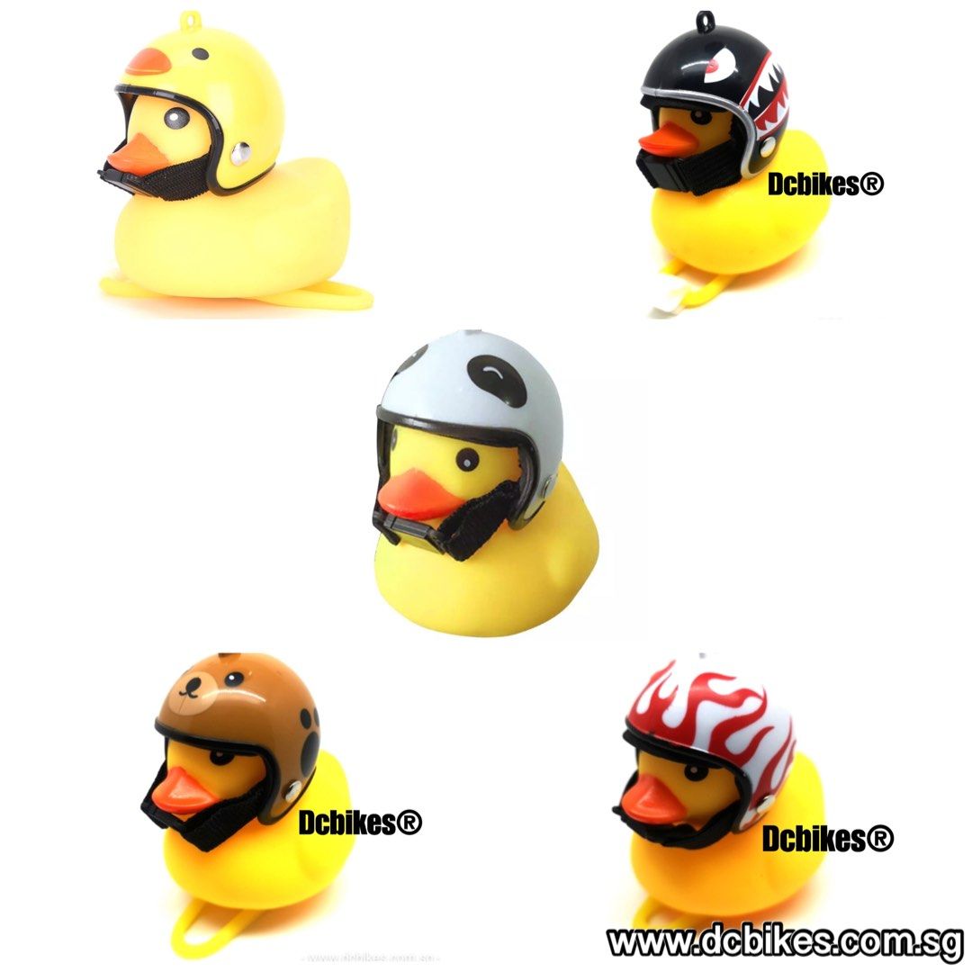 Cute Rubber Duck With Manual Bell Safety Led MTB Bicycle