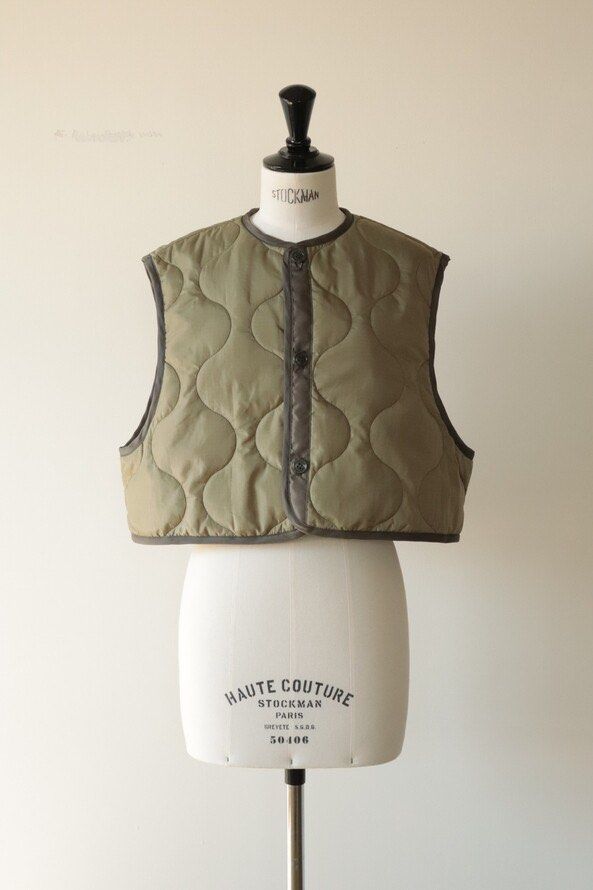 代訂Hyke QUILTED CROPPED VEST made in japan, 女裝, 外套及戶外衣服