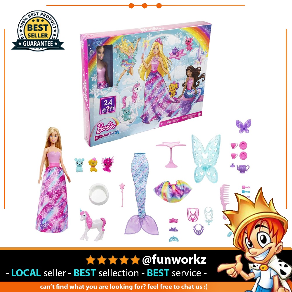 Barbie fairytale shop advent calendar