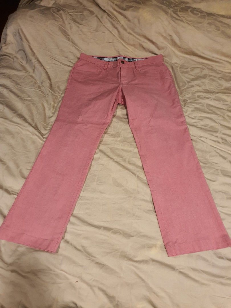 Red adidas deals golf pants