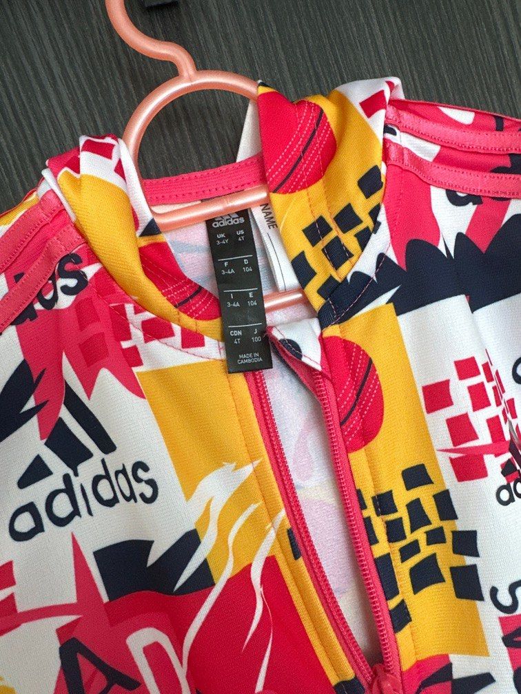 Adidas Jacket (Category: Babies & Kids Fashion) located in Singapore. Submitted by lyrehc_gno (Listing ID 1196426721, Image 2). Description: Adidas Jacket Size: 4T Lightly used Self collection at Pasir Ris /Sengkang.