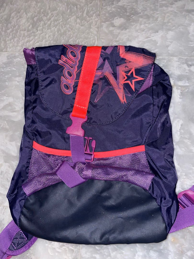 Purple adidas clearance backpack