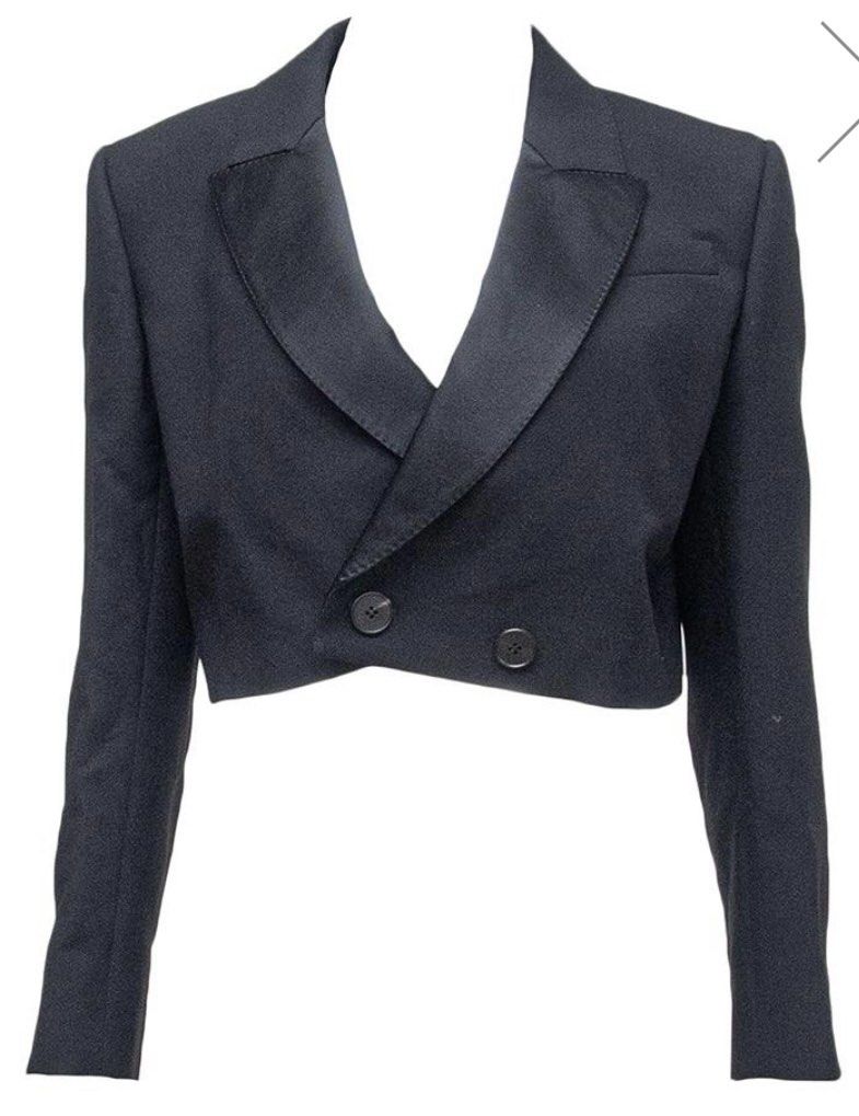 Alexander McQueen Cropped Blazer Women s Fashion Coats Jackets