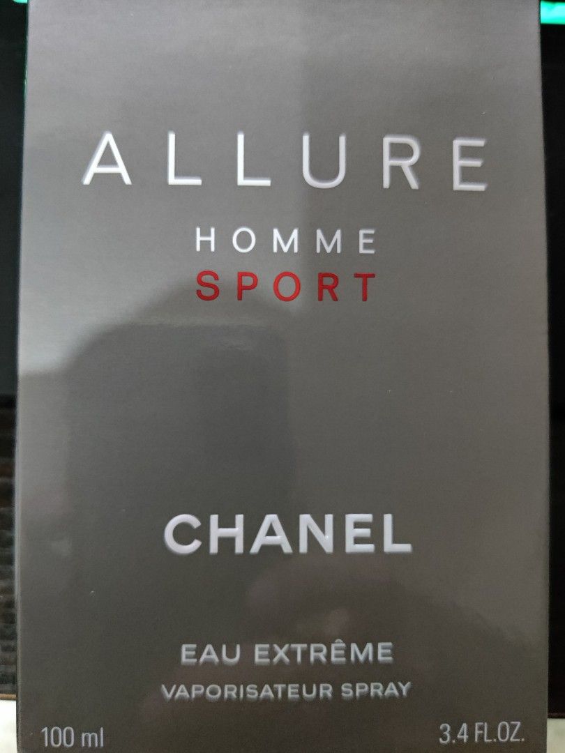 Chanel Allure Homme Sport Eau Extreme 100ml EDP, Beauty & Personal Care,  Fragrance & Deodorants on Carousell