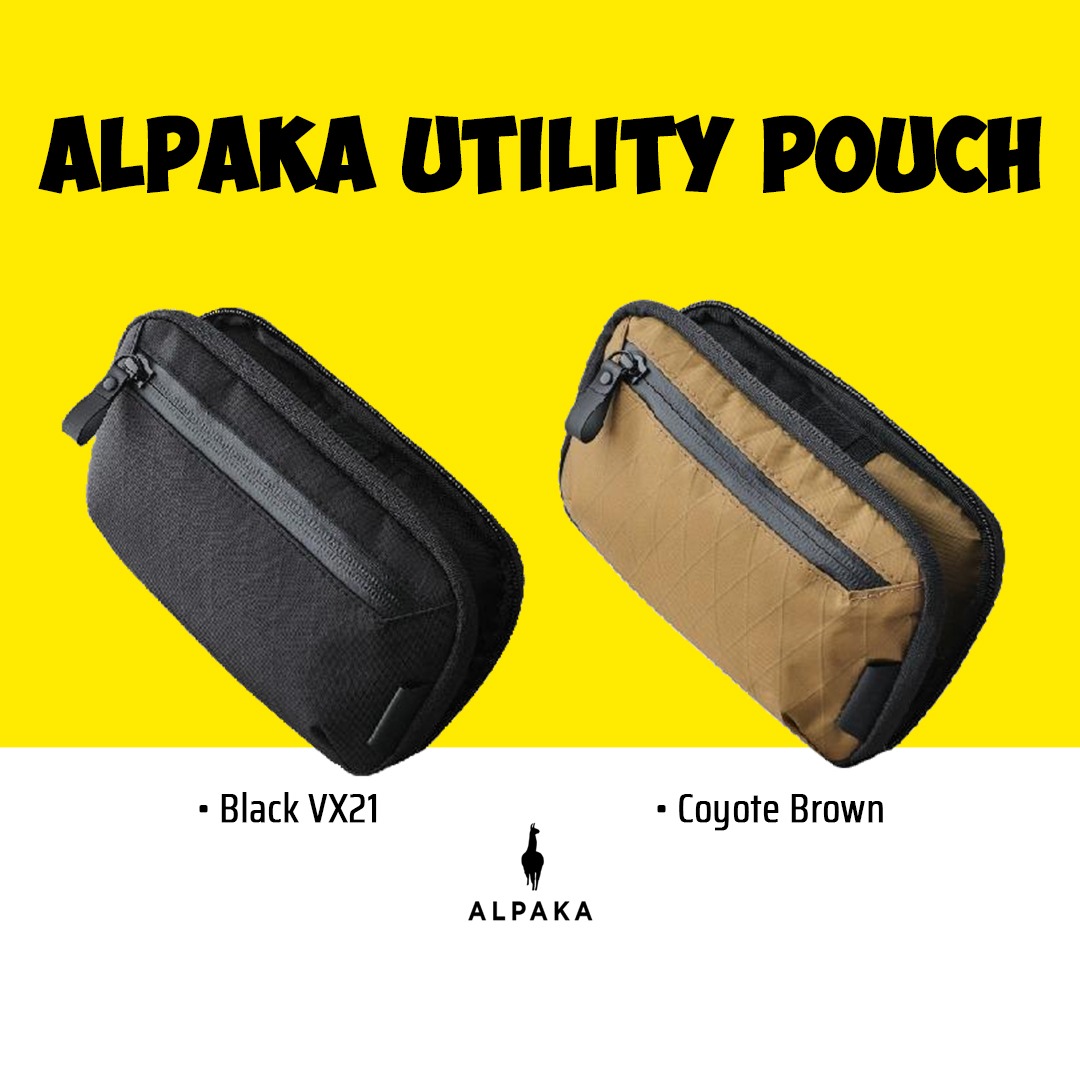 ALPAKA Utility Tech Pouch Waterproof Sling Bag for Electronics, Pen