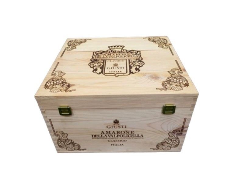 Amarone wooden wine box with lock, TV & Home Appliances, Kitchen