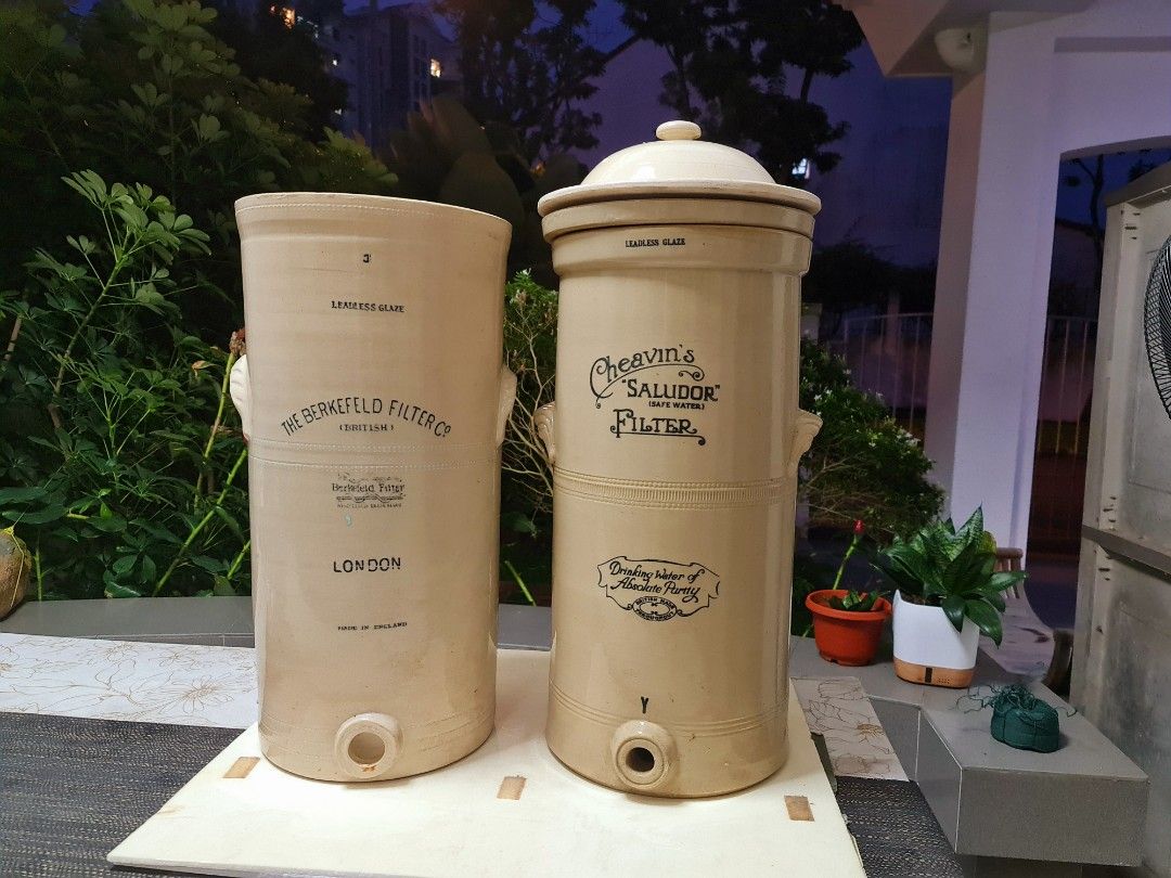 Antique German Water Filter, Furniture & Home Living, Home Decor, Vases & Decorative Bowls on