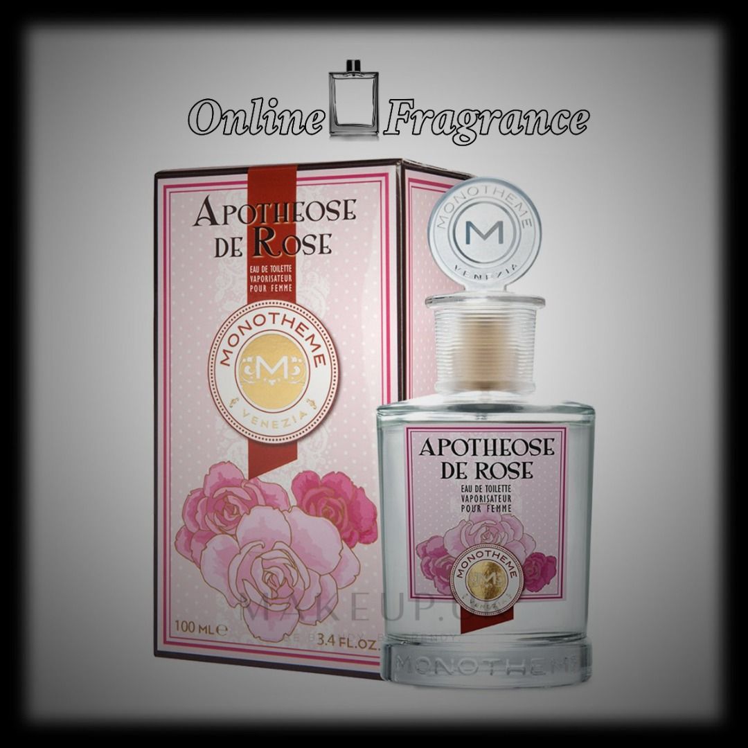 Apotheose De Rose 100ml EDT Perfume Minyak Wangi for Women by Monotheme Fine Fragrances Online Fragrance