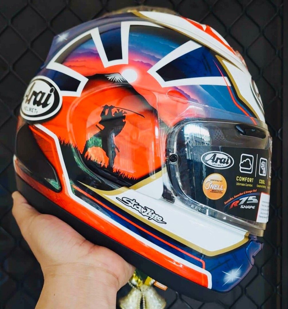 Arai RX7X Blue Spirit Dani Pedrosa Sports Equipment Other Sports