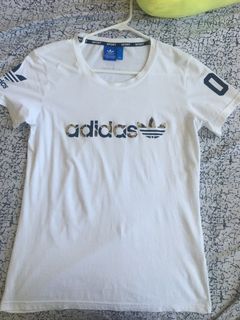 Authentic Adidas white t-shirt
