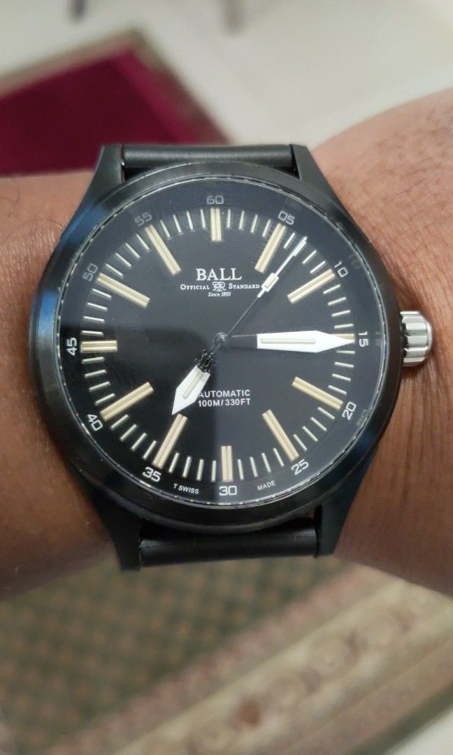 BALL Fireman Night Train DLC NM2092C P BK Men s Fashion Watches
