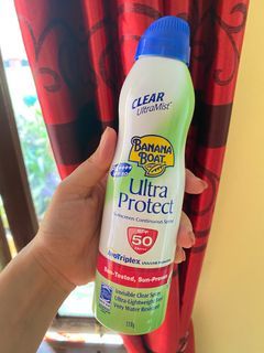 Banana Boat Spray Ultra Protect Sunblock Sunscreen Kulit SPF50 (170g)