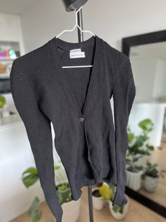 Black cardigan