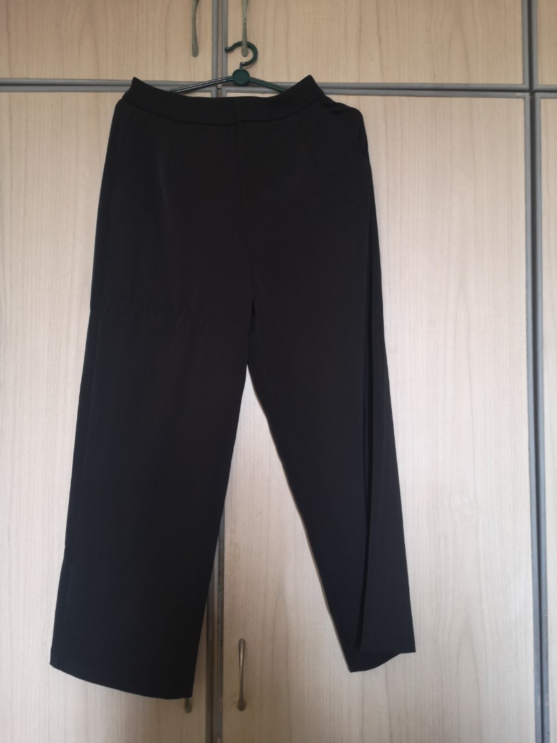 Black Work pants, Women's Fashion, Bottoms, Other Bottoms on Carousell