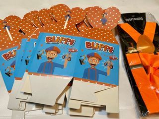 Blippi Loot Bags and Suspender