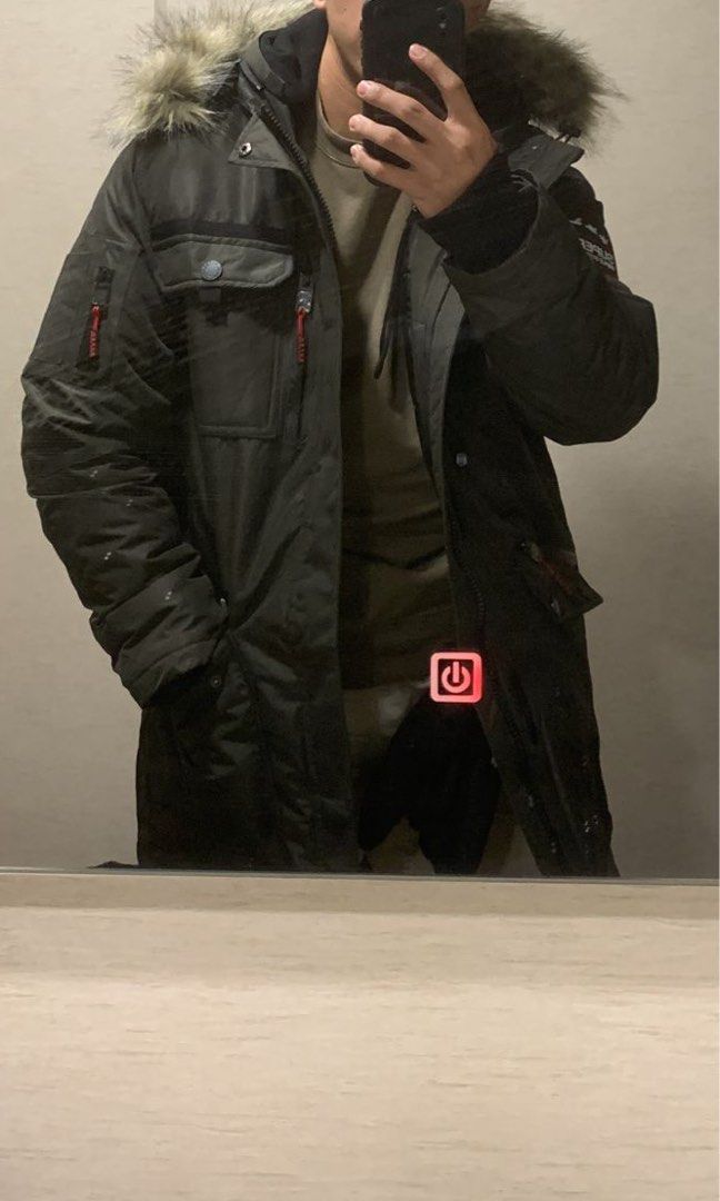 Warm parka jacket deals mens