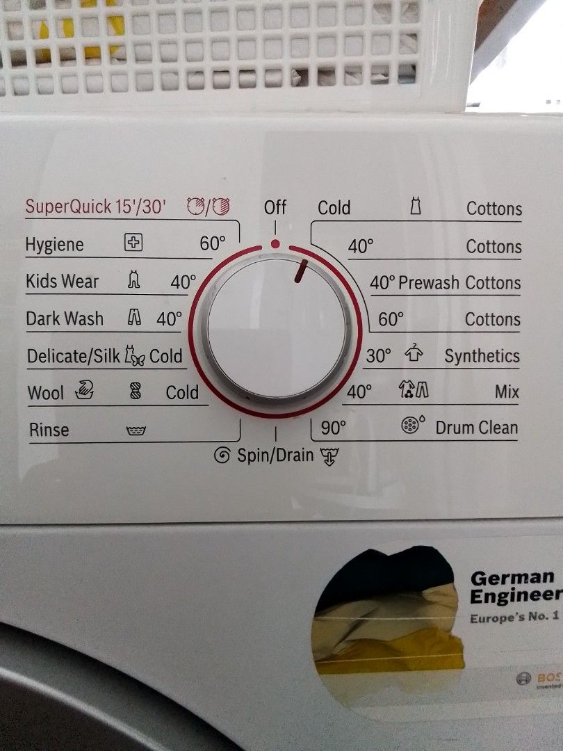 Bosch Germany front load washing machine 8kg, TV & Home Appliances